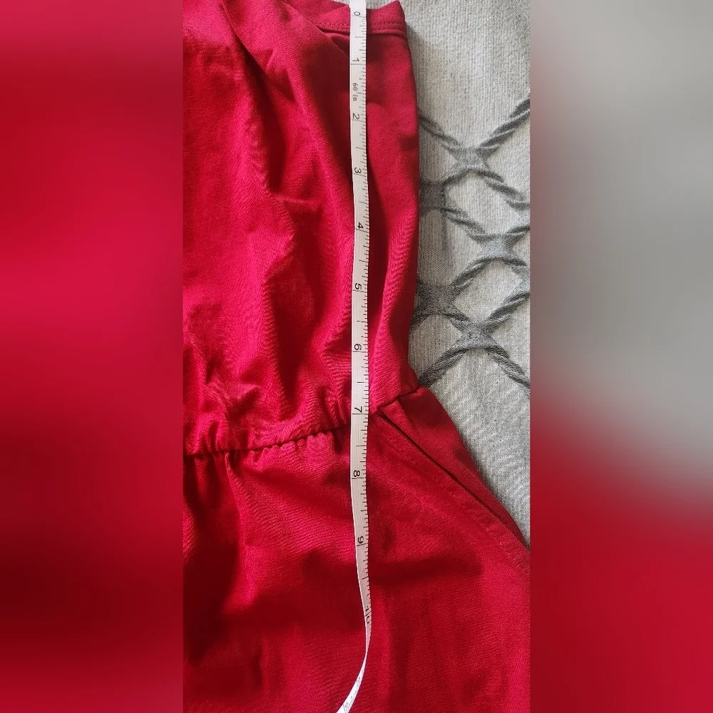 Elegant Red Jumpsuit - Picture 4 of 9